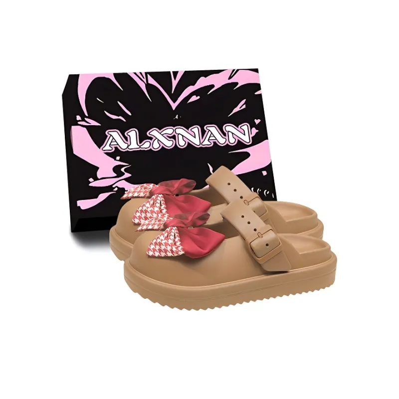 Alxnan Odor Resistant Quick Dry Closed Toe Slippers Women's-27