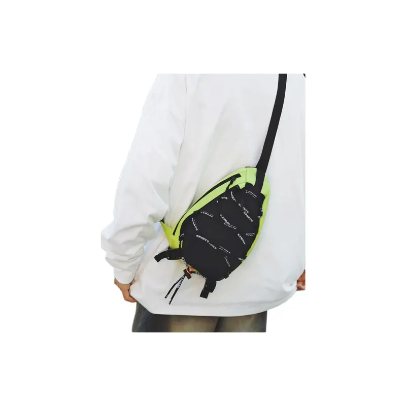 OUZIHUANG Nylon Sling Bag Small Size Men's Multicolor-1