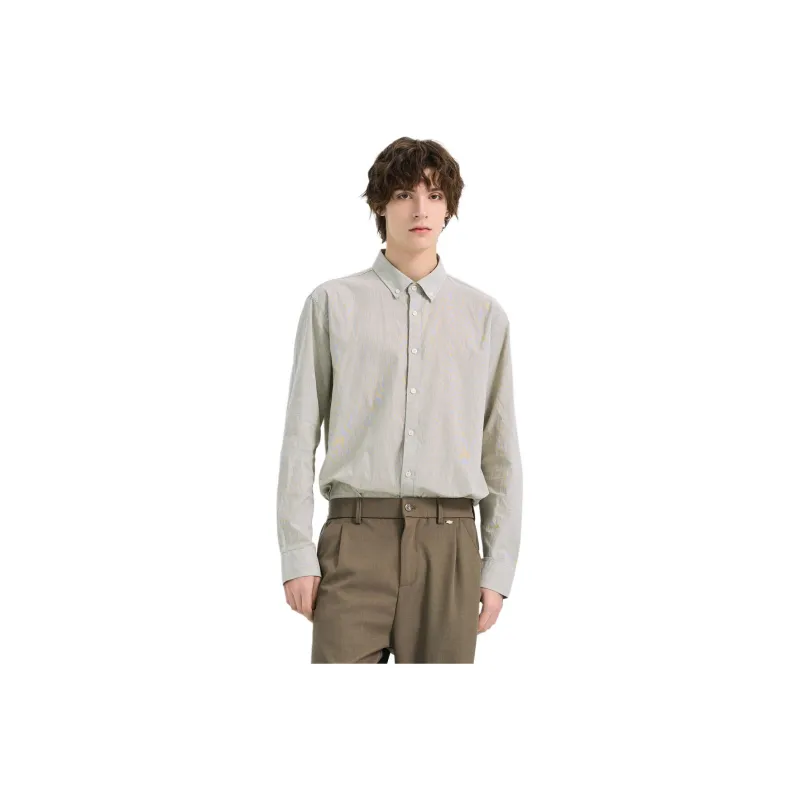 WILD LEADER Shirts Men Cyan Teal Color[CW51585A23]-0