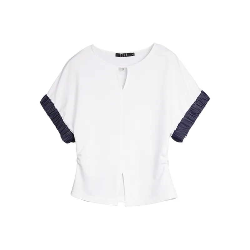ELLE T Shirts Women's White-0