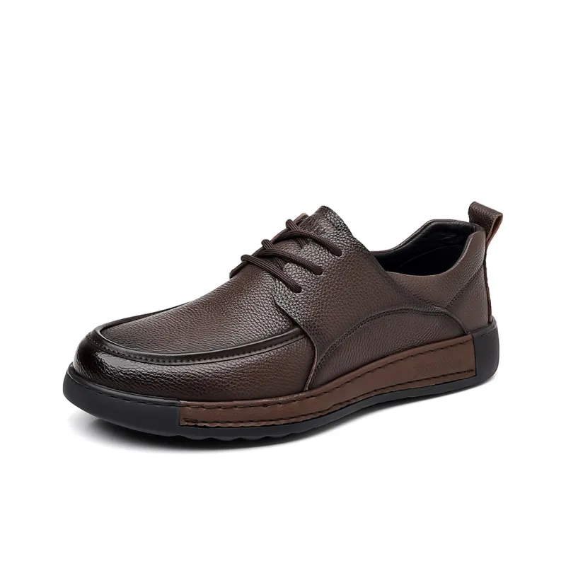 Dunnu Men's Casual Shoes Men Low Top Black-0