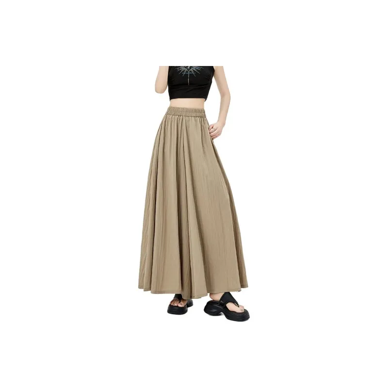 HTHK Casual Pants Women's Black/Pink/Khaki/Apricot-12