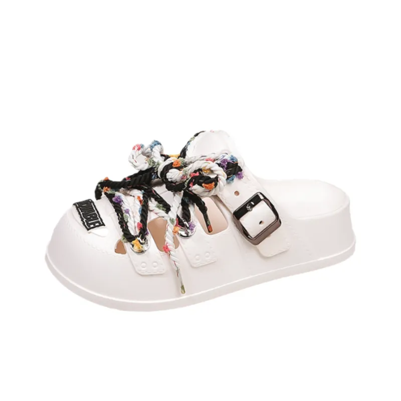 Alxnan Slip Resistant Closed Toe Slippers Women's Box-5