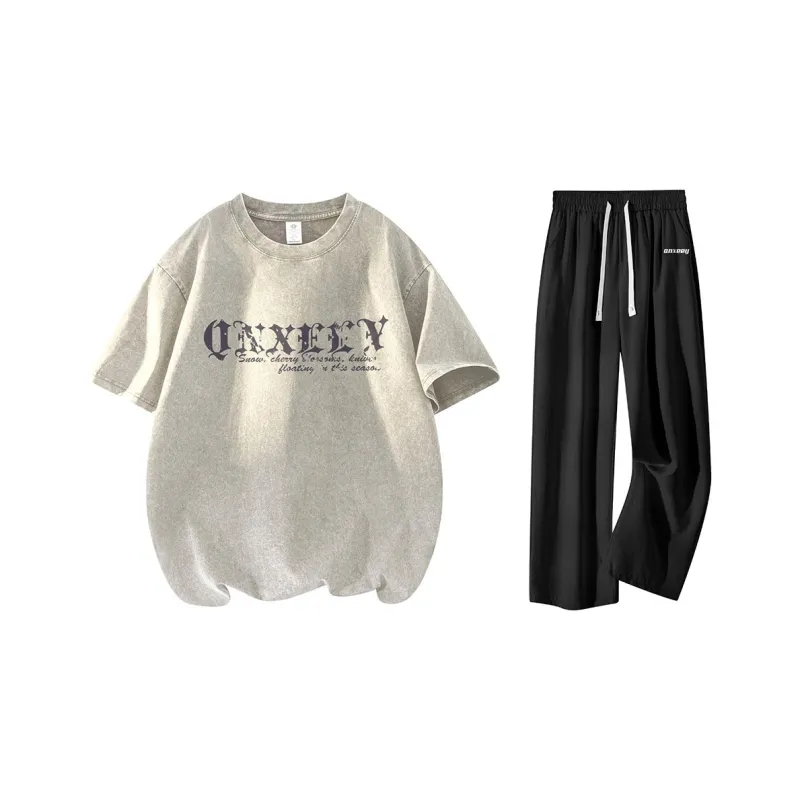 Qnxeey Casual Sportswear Unisex-5