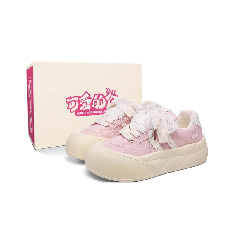 Lovely You Wear resistant And Lightweight Low Top Skateboard Shoes Women's-18