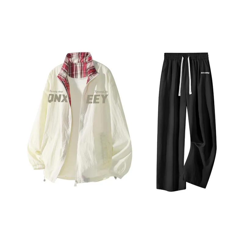 Qnxeey Casual Sportswear Unisex-4