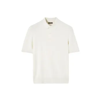 Loro Piana SS25 Polo Shirt Men's White
