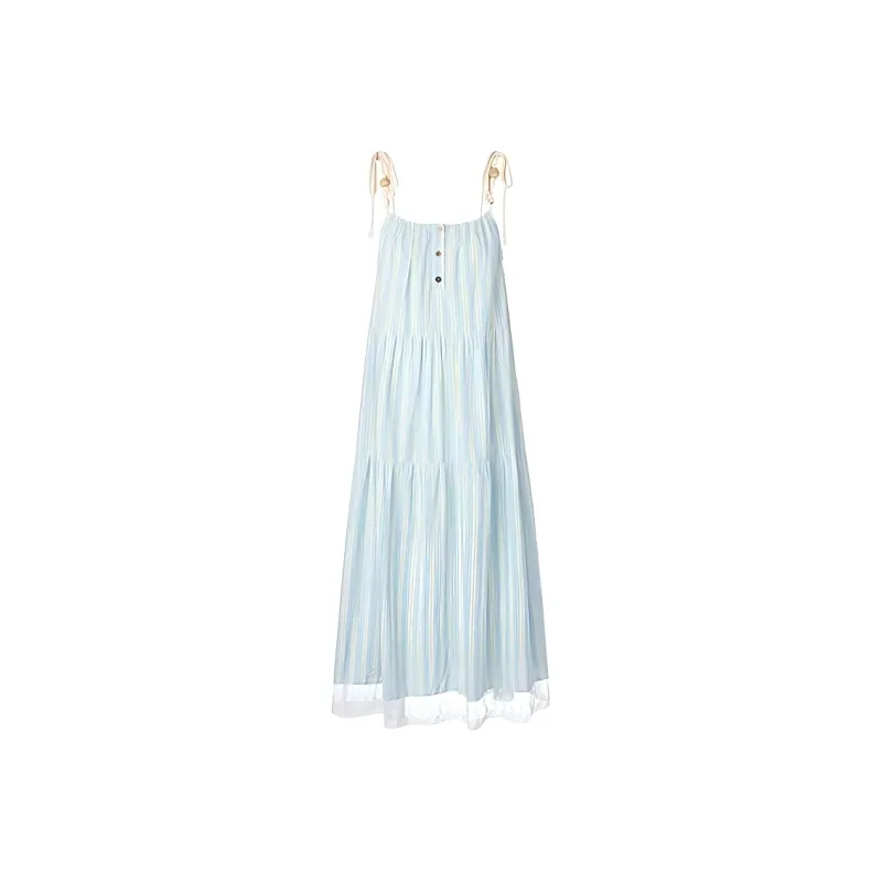 Dior Beauty Slip Dresses Women's Striped Dress-1