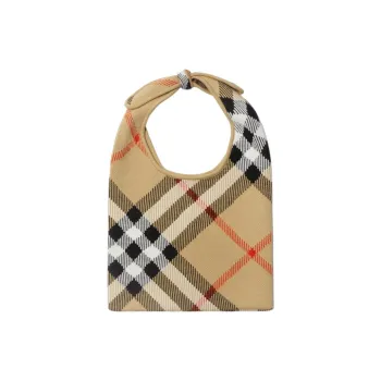 Burberry Polyester Handbag Women's Sand