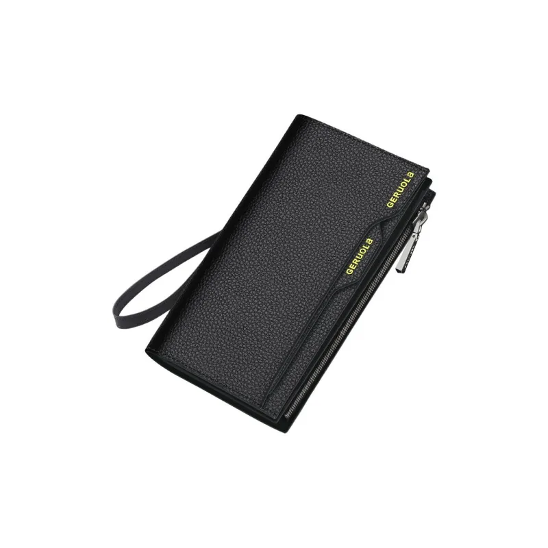 Gorora Top Grain Cow Leather Business Wallet Regular Men's Multicolor-1