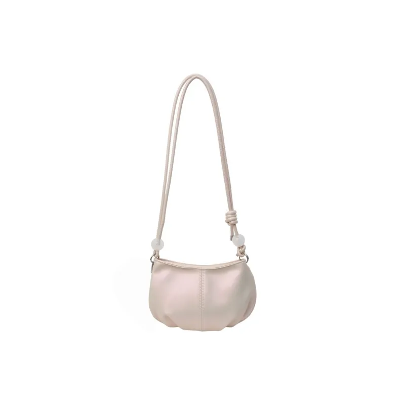 TOUTSEUL YOLO PU Shoulder Bag Women's Pearl White/Pearl Pink/Silver/Black-5