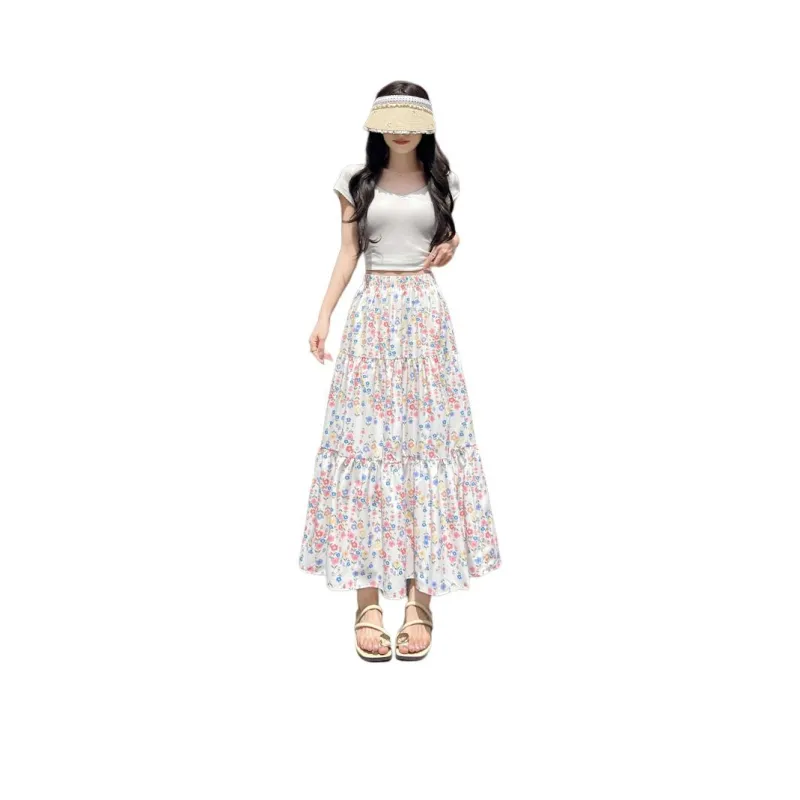 Si Bei'er Casual Long Skirt Women's-7