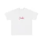 White with Pink Print
