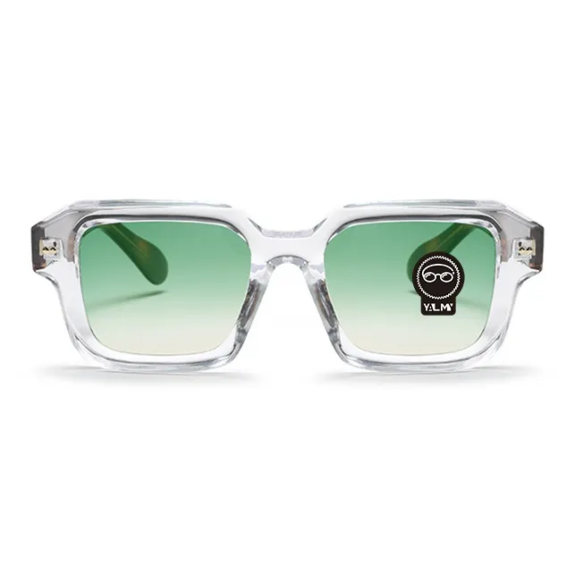YALMY TR/Memory Plastic Square Sunglasses Unisex-5