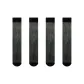 [4 Pack/Cooling Sensation Physical Sun Protection]4 Pairs of Black Socks