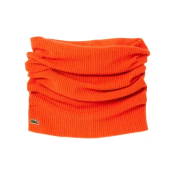 LACOSTE Wool Scarves Women's Orange