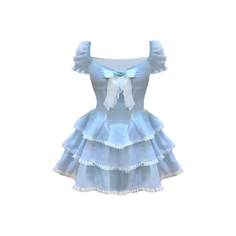 GUOZHEN Short Sleeved Dress Women's-0