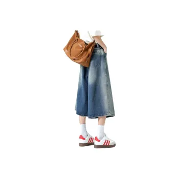 FASTFISH Denim Shorts Unisex Blue