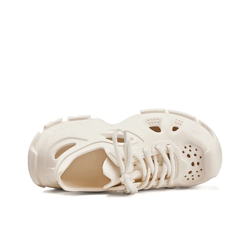 La Chapelle Clogs Women's White-2