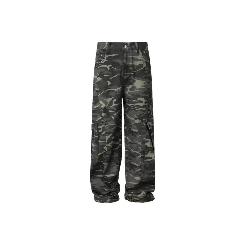 ROOMBOSE Casual Pants Unisex Camouflage