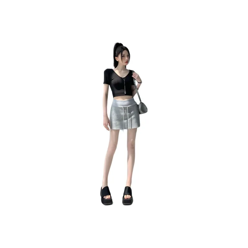 Si Bei'er Casual Short Skirts Women's-8