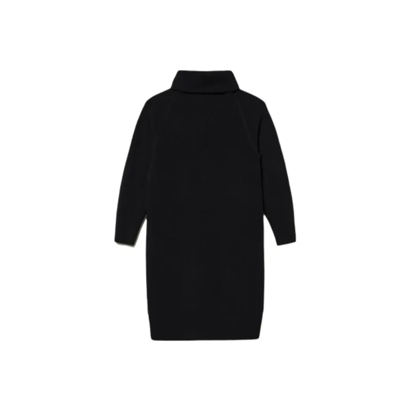 LACOSTE Long Sleeved Dress Women's Black-1