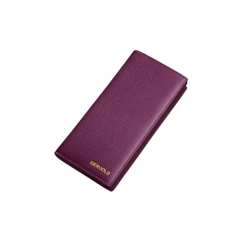 Gorora Top Grain Cow Leather Wallet Regular Women's Multicolor-5