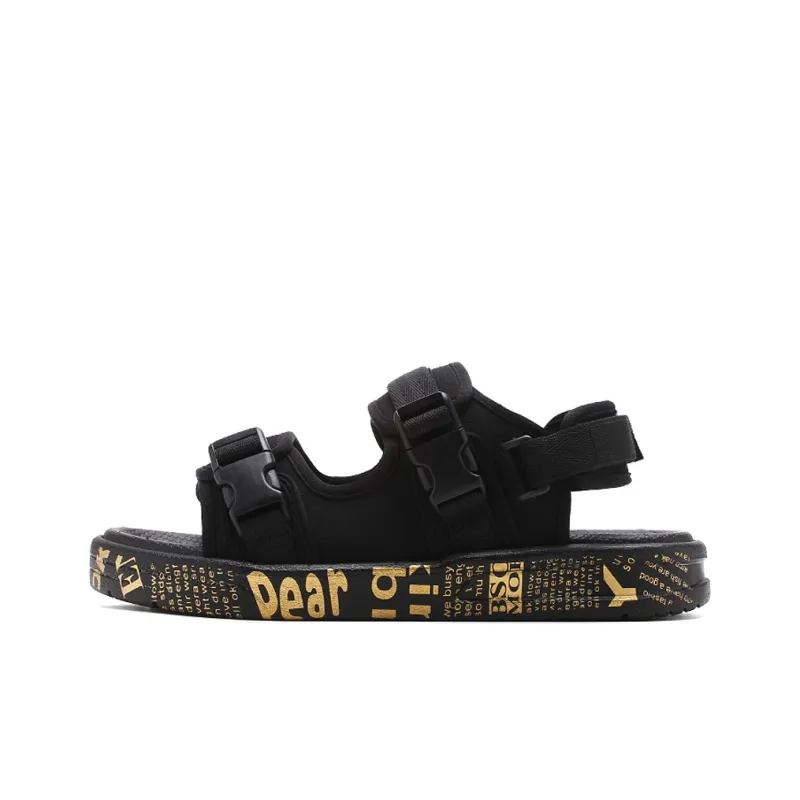 YUZHAOLIN Beach Sandals Unisex Black Gold/Black White/Camouflage-10