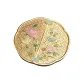 Wealth Small Round Mirror-Light Gold