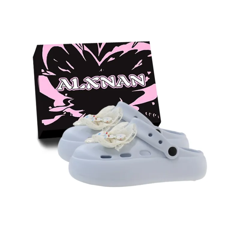 Alxnan Odor Resistant Closed Toe Slippers Women's-26