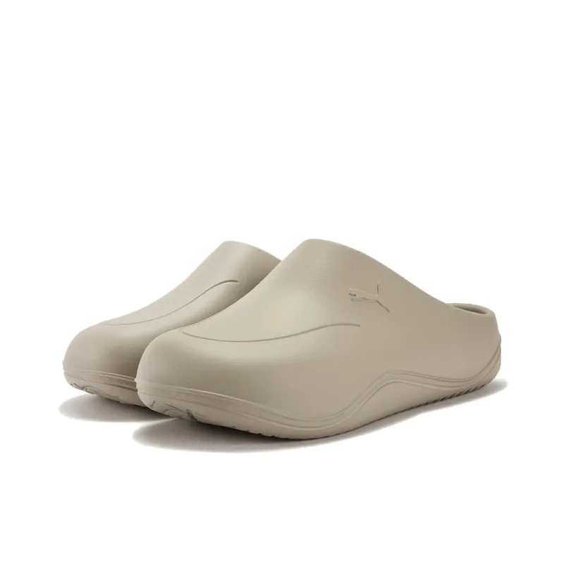 PUMA Wve Mule 360 Slip Resistant Closed Toe Slippers Unisex Khaki-2