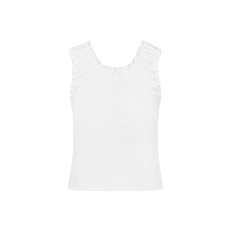 URBAN REVIVO Tank Tops Women's White-1