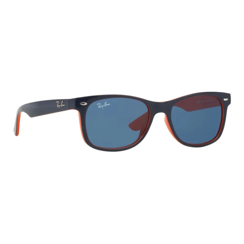 RayBan Acetate Plastic Square Sunglasses Kids' Black-1