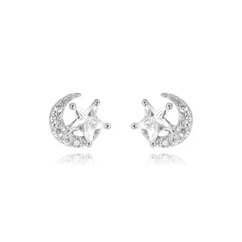 BLANK IN BLANK Zircon Stud Earrings Women's