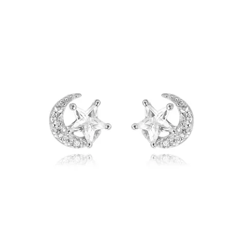 BLANK IN BLANK Zircon Stud Earrings Women's
