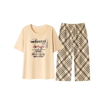 Floating Light Islands Pajama Set Women's Dark Apricot