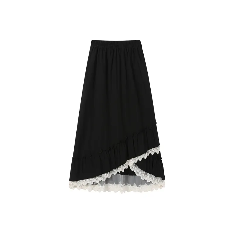 Ning Cai Yuer Casual Long Skirt Women's-0