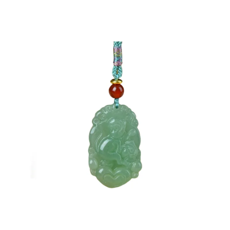 Jing Ruyu Aventurine Necklaces Unisex-8