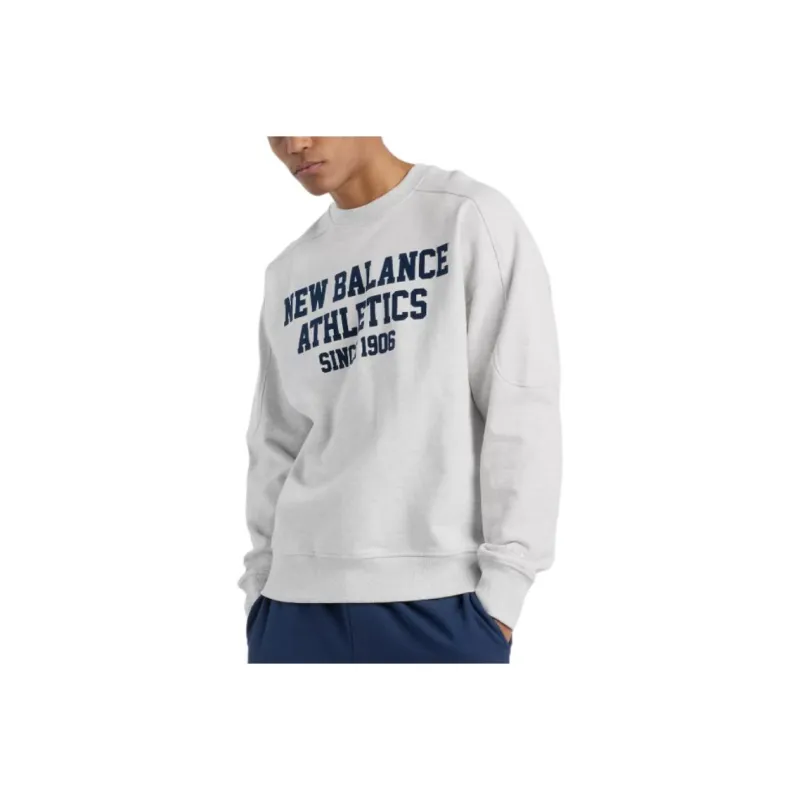 New Balance French Terry SS25 Sweatshirt Men's Gray-0