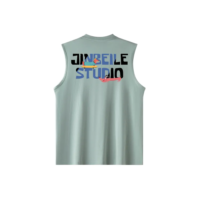 JINBEILE Tank Tops Unisex-12