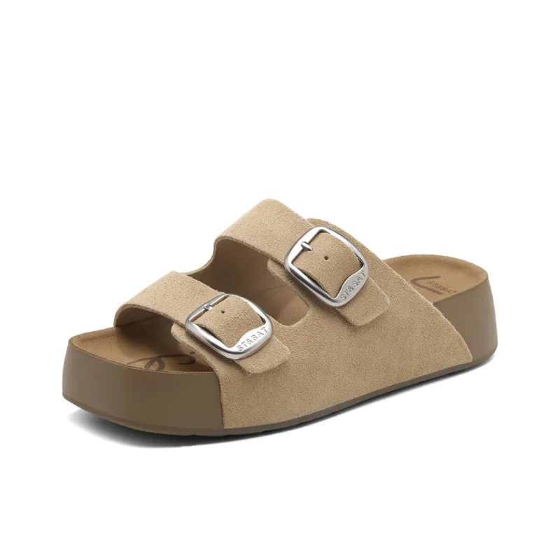 ST&SAT Antibacterial, Slip Resistant, Odor Resistant Slide Slippers Women's-1