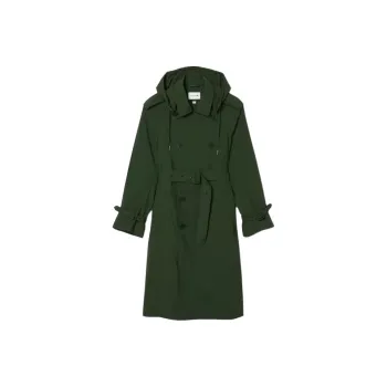 LACOSTE Trench Coat Men's Green