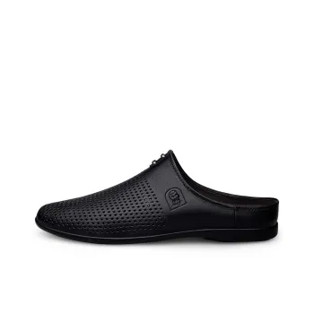 LAORENTOU Rubber Sole Abrasion Resistant Closed Toe Slippers Men's