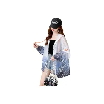 Flowers In Water Cropped Coat Women's