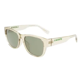 LACOSTE Plastic Square Sunglasses Men's Yellow