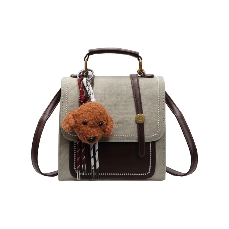 Yalu PU Backpack Regular Women's Yellow Brown/Ecru/Black/Coffee/Blue/Pink-8