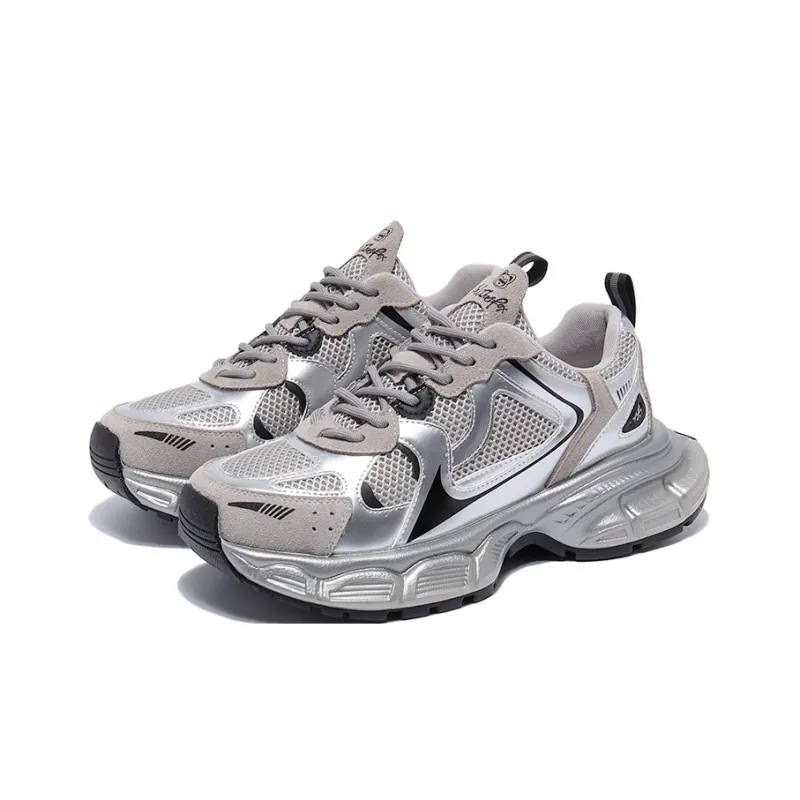 ALI THE FOX Breathable And Lightweight Low Top Chunky Sneakers Women's-1