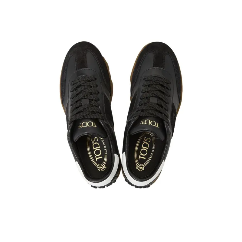 TOD'S Low Top Skateboard Shoes Women's Black-3