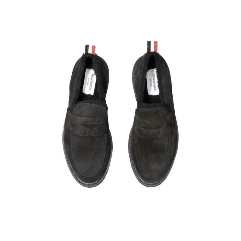 THOM BROWNE· Penny Casual Shoes Men's Black-4