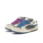Mismatched Tiramisu Purple Blue Shoelace